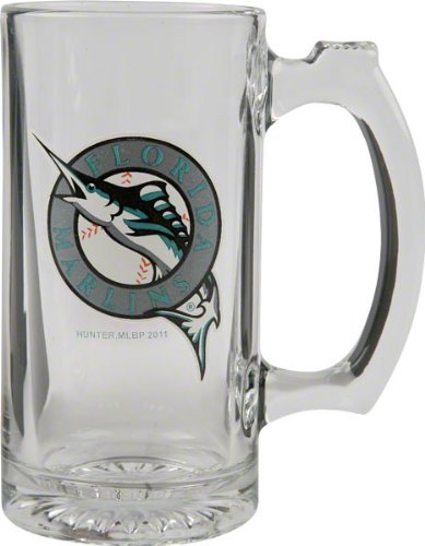 Florida Marlins Logo Glass Tankard