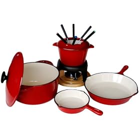 Paylesscookware 16 Piece Burgundy Classic Cookware Set by Payless Cookware