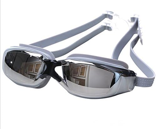 2016 Brand New Men Women Anti Fog UV Protection Swimming Goggles Professional Plating Anti-fog Swimmin Goggles (Grey&Silver)