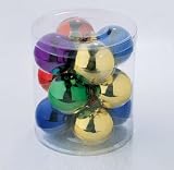 Review GKI/Bethlehem Lighting  / Set of 12 Traditional Multi Color Glass Ball Christmas Ornaments 2.5