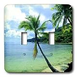 Tropical Island - Tropical Paradise - Light Switch Covers - double toggle switch