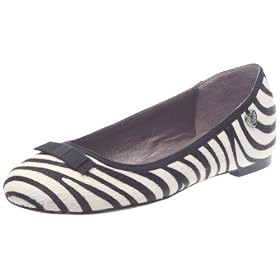 Lollipops Libra Leather Ballerina Zebra Ballerines femme