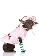 3Pc Strawberry Shortcake Cute Dog Holiday Pet Costume