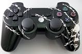 Skull 187 Custom Painted Playstation 3 PS3 5 Mode Rapid Fire Adjustable Modded Wireless Controller Remote