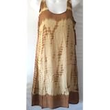 Raya Sun Crinkle Tie Dye Shoulder Tie Dress in 4 colors. Missy sizes S-XL