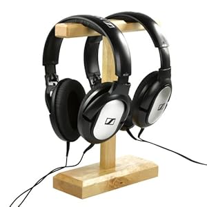 mos Wood Dual Headphones Stand for Bose Q
