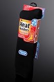 Mens Extra Long Thermal Heat Holder Socks Black shoe size 6-11 (39-45 eur)