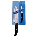 Hampton Forge Magna 2-pc. Santoku Knife Set - Black