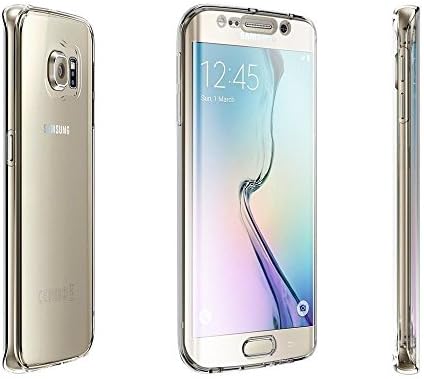 Ourdevice Galaxy S7 Edge Plus Case, 360° Full Protective Case Shockproof TPU Gel Transparent Clear Cover For Galaxy S7 Edge (Transparent)