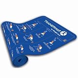 TRAINERmat for Weight Loss - Illustrated Fat Burning Exercise Mat (w/Perfect-Form DVD)
