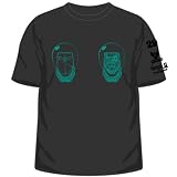 キン肉マン ファイティングコンピュータ2Tシャツ チャコール サイズ:L