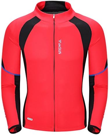 BikeAnything Men's Outdoor Long Sleeve Cycling Bike Breatheable Jerseys Jackets