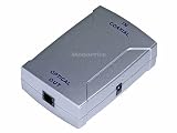 Coaxial (RCA) to Optical Toslink Digital Audio Converter