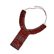 Y Mother of Pearl Neckpiece Red (Femme Frivolity)