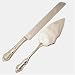 Personalized Gold Plated Wedding Cake Knife Serving Set