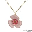 PILGRIM SKANDERBORG, DENMARK Stylish Necklace With Genuine Freshwater Pearl Beautifully Designed in Yellow Base metal and Two tone Enamel. Total item weight 11.5g