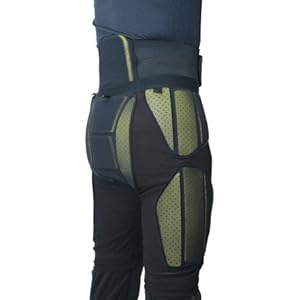 Bern Low-Pro Hip/Tailbone Protector Shorts - Men's Black, L/XL