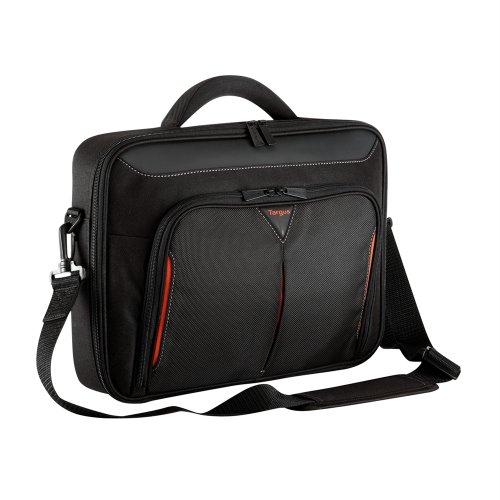 Targus CN418 Classic+ Calmshell f&uuml;r Laptop bis 45,7 cm (18,0 Zoll) schwarz/rot