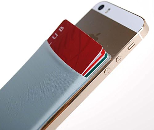 Smart Muiti Pocket Pouch Brand New 3M Removable Tape Adhesive Card Pocket Case for all iPhone 4S,5S,6S,6S Plus iPod Touch, Galaxy S4,S5,S6, Note2,3,4 Edge, LG G2,3,4 ,G Glex,HTC,Z1,Z2,Z3 (Silver2)