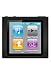 Premium Black Soft Silicon Gel Skin Case Cover for the Apple iPod Nano 6 Gen, 6th Generation