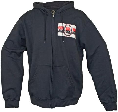 Ottawa Senators Retro Sport Black Full Zip Hoodie (Size Medium)