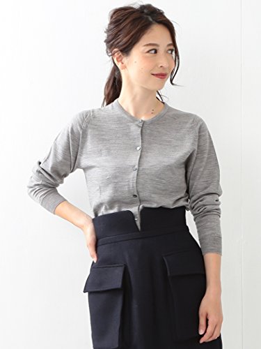 (デミルクスビームス) Demi-Luxe BEAMS JOHN SMEDLEY (ジョンスメドレー) / ウール クルーネック カーディガン