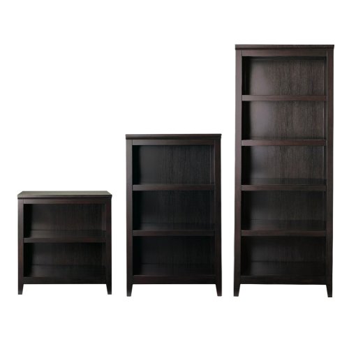 2/3/5 Shelf Bookcase Collection-Espresso
