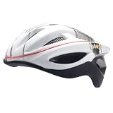 Mobo 360 Degrees LED Light Helmet (Gray and White) S/m Size