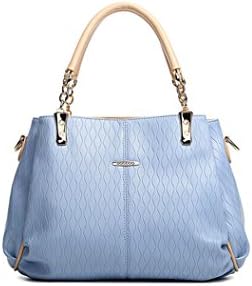 Summer handbag shoulder Mobile Messenger bag diagonal big bag lady (Blue)