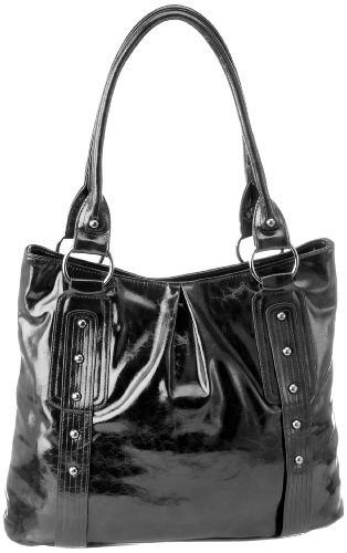 ara Bags Tasche 1750-04, Damen Umhngetasche, schwarz, (schwarz), 30x42x11,5