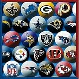 National Football League Beverage Napkin 16 Pack