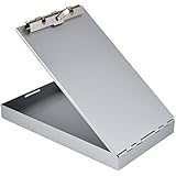 Saunders Small Aluminum Redi Rite Storage Clipboard, Top Open, Clipboard Measures 6.25 x 10 x 1.5 inches, Fits Forms up to Size 5.75 x 9.5 inches, (00213)