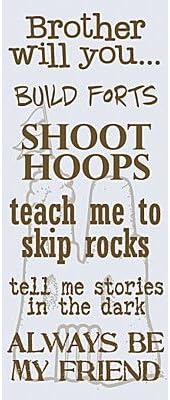 Brother Will You Kids Canvas Art