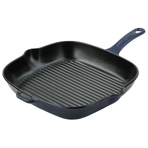 French Home Blue Square Grill Pan