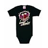 Logoshirt Babygrow Muppets-Beware Of The Beast (Black, 0-2 Months)