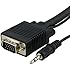 eForCity&reg; 10 FT SVGA VGA Laptop to TV Monitor Cable w/AUDIO,10FT