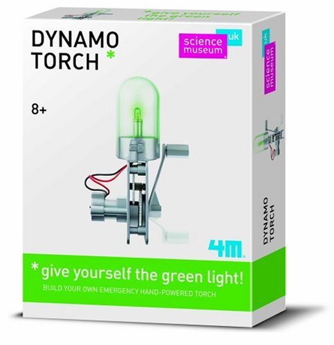 Childrens Toyshop  Third Party New : Science Museum Green Science - Dynamo Torch