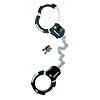 Master Lock Schloss im Handschellen-Design Street Cuff (9 Kettenglieder) , schwarz, High-tech ABS beschichtet