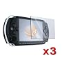 3 Screen Protector + Cloth + for SONY PSP