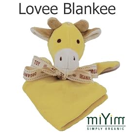 MiYim Organic Cotton Lovie Blankee - Giraffe (28126)