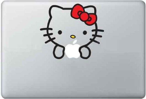 Hello Kitty Decal - Vinyl Macbook / Laptop Decal Sticker Graphic Hello Kitty Decal - Vinyl Macbook / Laptop Decal Sticker Graphic