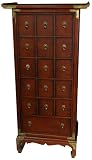Asian Chinese Medicine Chest - 54" Classic Japanese Design 16 Drawer Apothecary Cabinet