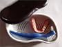 Denture Storage and Cleaning Kit (White Case)