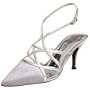 A. Marinelli Women's Gatsby Sandal,Silver,7.5 M US