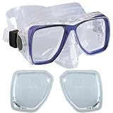 RX Scuba Dive Snorkeling Purge Mask Prescription Lenses