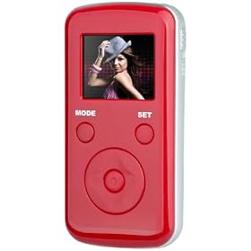 Sylvania DV1100RD Digital Video Camcorder with 4x Optical Zoom and 1.8-Inch LCD Screen, Red