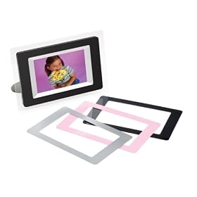 Linx 7" Multimedia Digital Photoframe, With MP3 and MP4 And 4 Interchangeable Frames