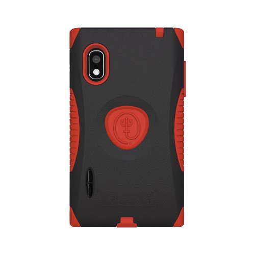 Trident Case AEGIS Series for LG Optimus L5 - Retail Packaging - Red