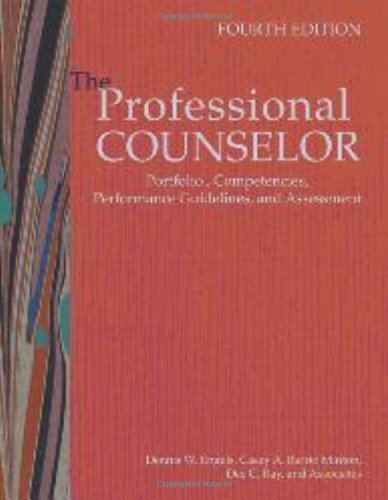 The Professional Counselor: Portfolio, Competencies, Performance Guidelines, and Assessment 4 Spi edition by Dennis W. Engels, Casey A. Barrio Minton, Dee C. Ray (2009) Spiral-bound