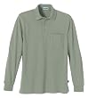 Men's One-pocket Long Sleeve Pique Polo Shirt
